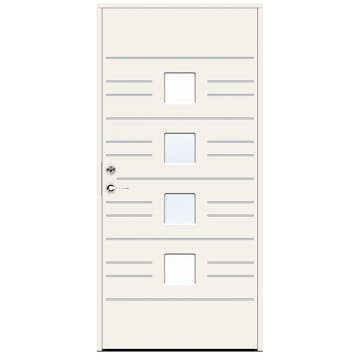 Ytterdörr Swedoor Leon Klarglas