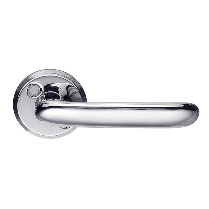 Ytterdörrhandtag Beslagsboden B725 Blankpolerad Nickel