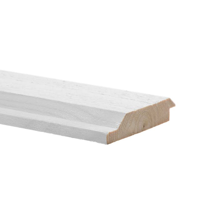 Ytterpanel Falsad spårpanel med fasad kant Södra 22x120 mm Grundmålad