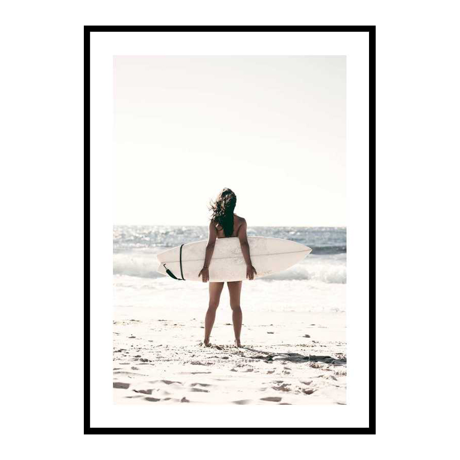 Surfer On Beach 50x70 cm