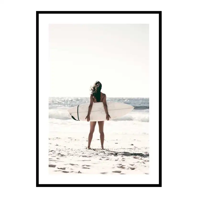 Surfer On Beach 50x70 cm