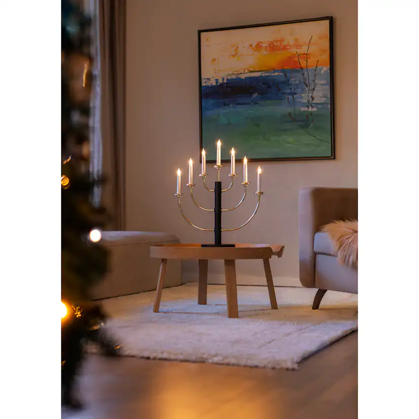 Adventsljusstake Gnojsö Konstsmide Metall 7 Ljus