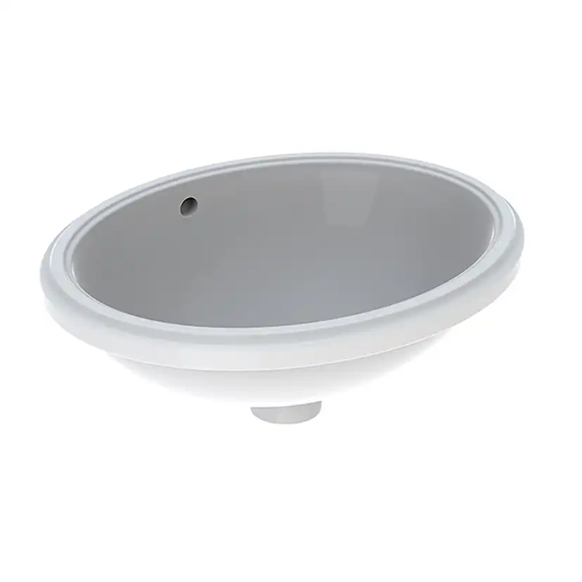 Tvättställ Geberit Variform 420 mm för underlimning Ovalt