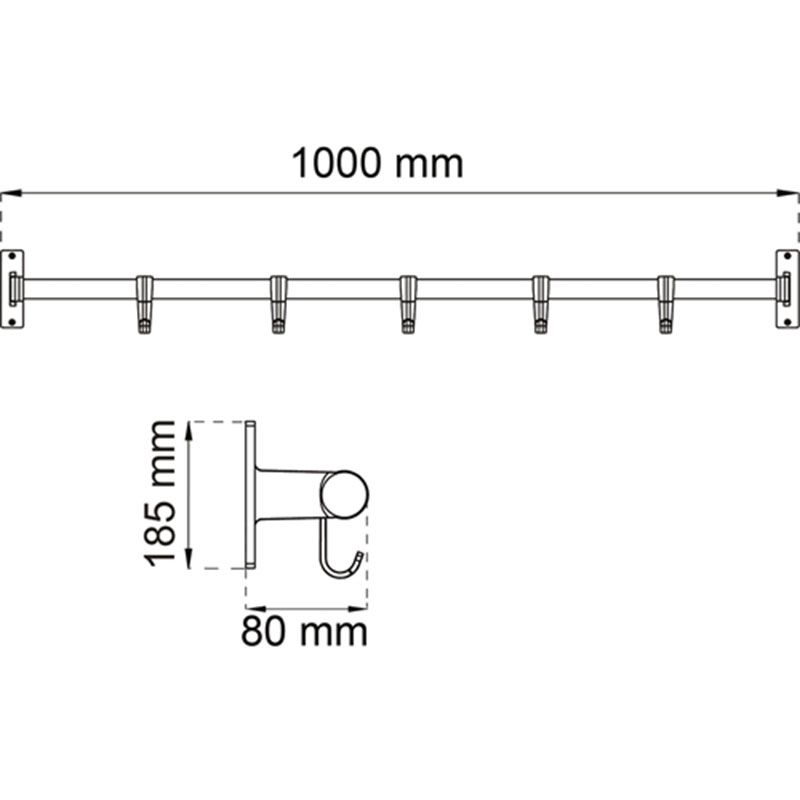 Kroklist Habo Elegant 100 cm