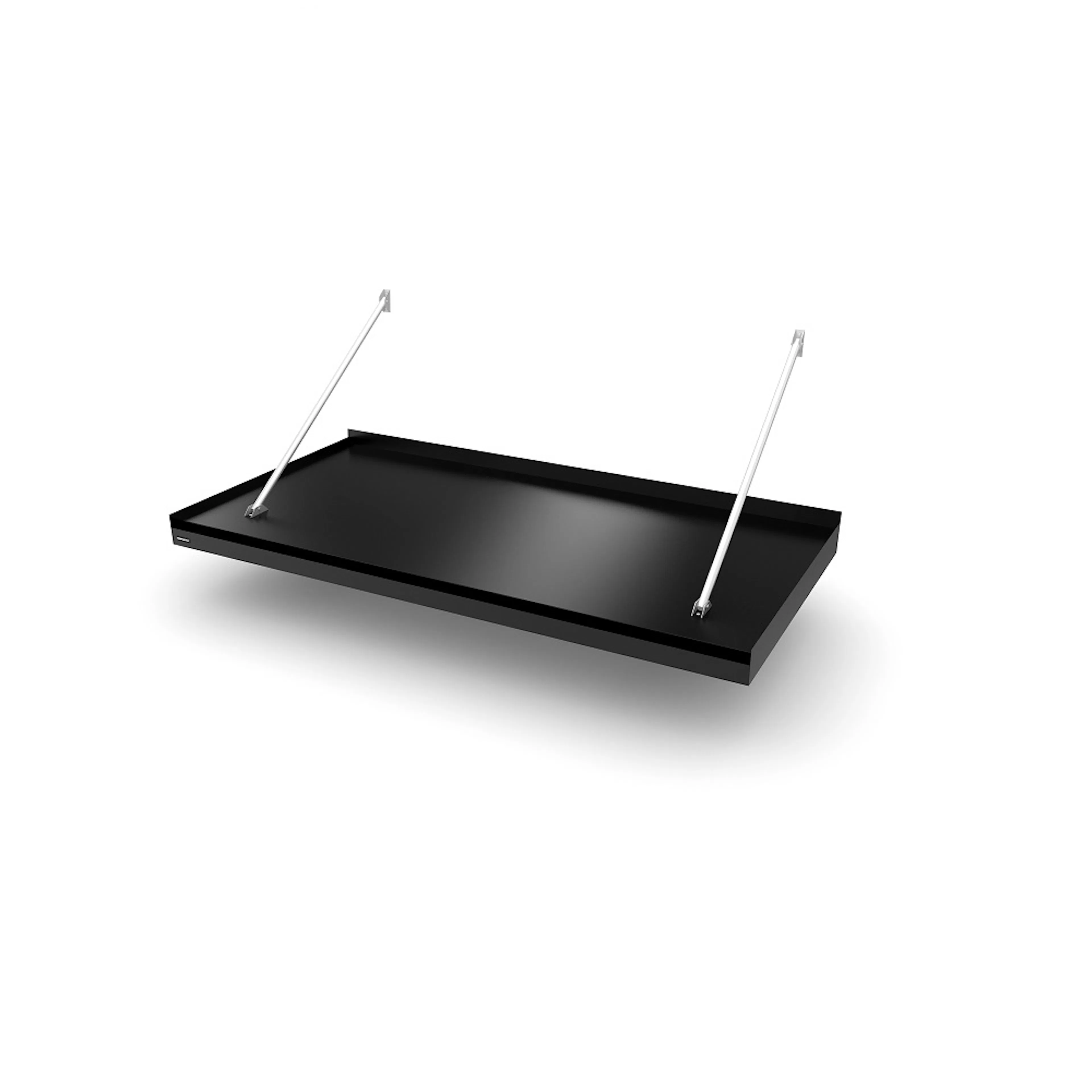 Modern Flat B=2000 Svart (RAL:9017) 2000 mm Svart Silver COB Led-Lampor