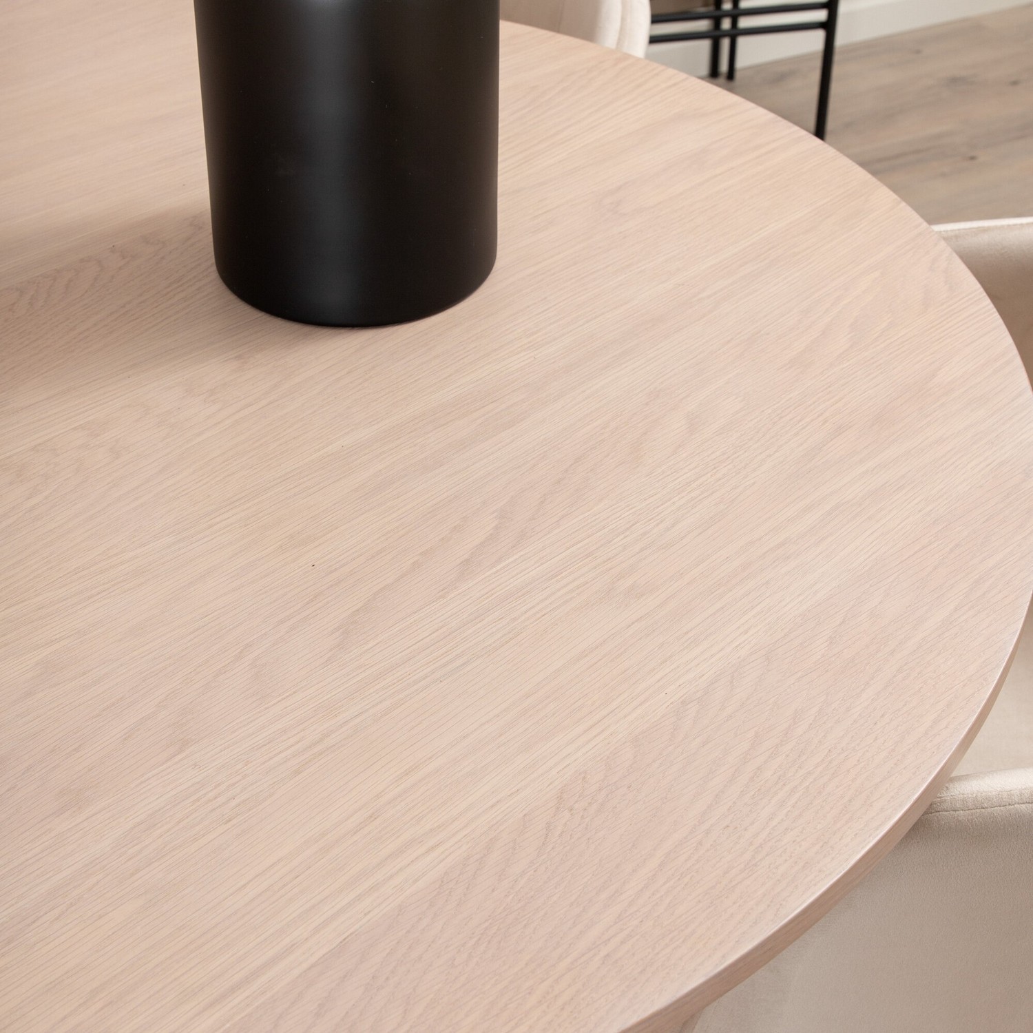 Matgrupp Venture Home Bianca Rund med 4 Bergen Stolar Sammet