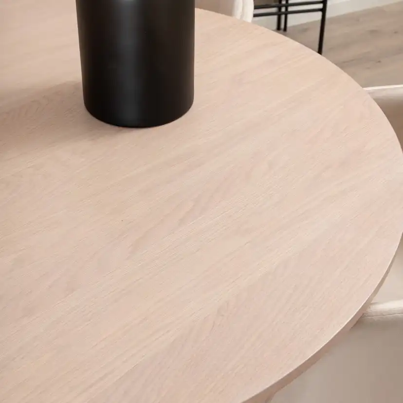 Matgrupp Venture Home Bianca Rund med 4 Bergen Stolar Sammet