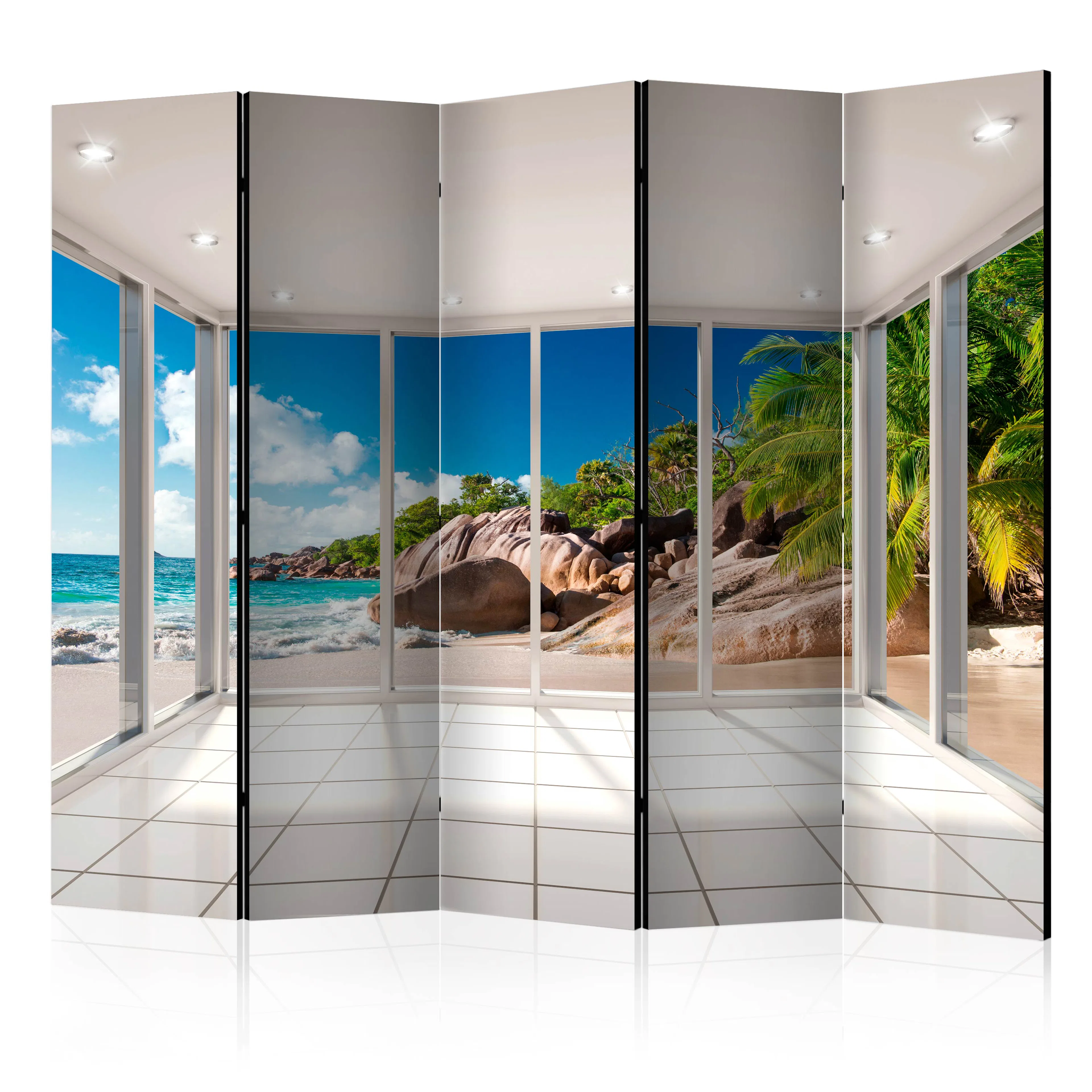 Rumsavdelare Skärmvägg Arkiio Heavenly Illusion II 225x172 cm