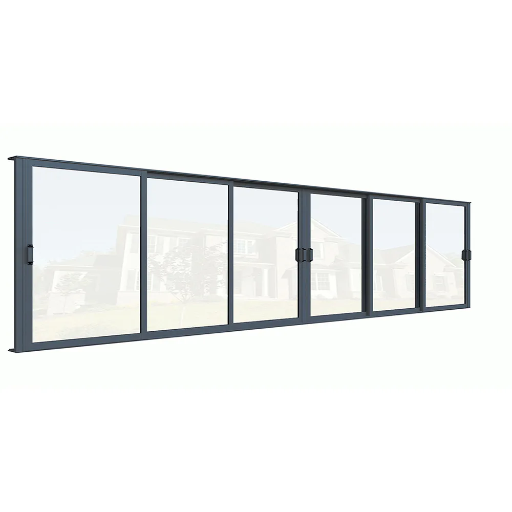 Landskap Skjutdörrsparti Robust B7149mm x H2000 - Grå Vår oc B7149 x H2000 mm - Grå DB703