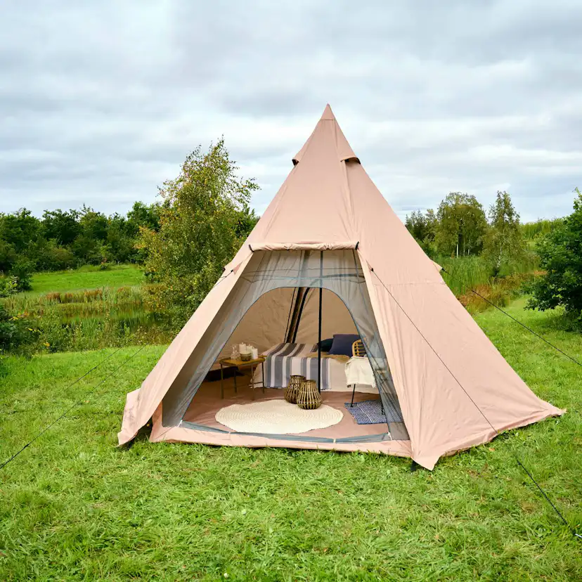 Glampingtält Comfort Graden Outfit Tipi