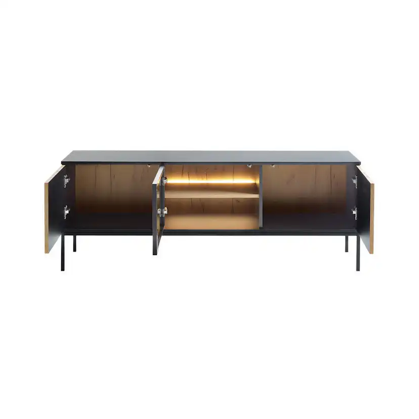 Möbelset Scandinavian Choice Klinkerville till Vardagsrum, TV-Bänk, Vitrinskåp & Sideboard
