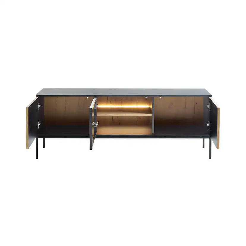 Möbelset Scandinavian Choice Klinkerville till Vardagsrum, TV-Bänk, Vitrinskåp & Sideboard