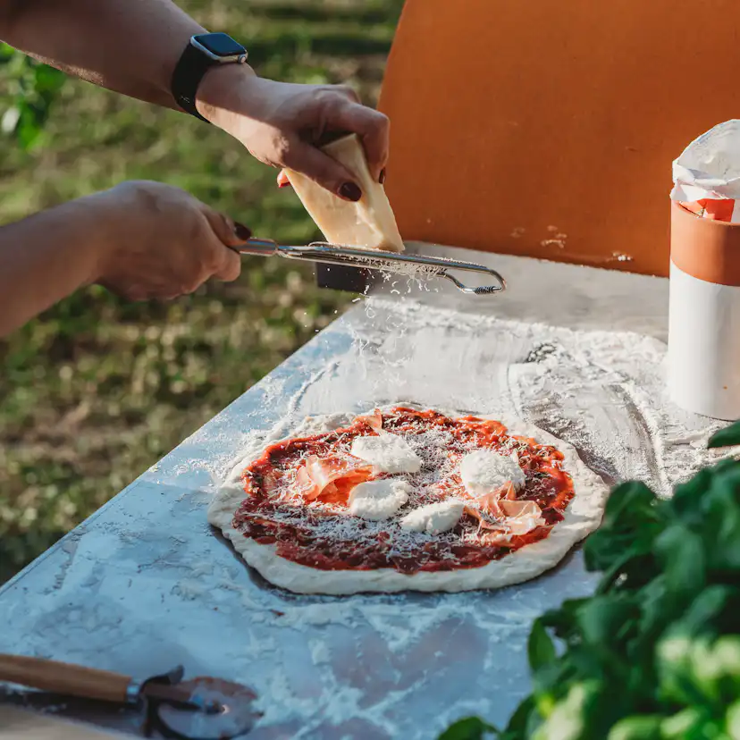 Pizzaugn GrillSymbol Pizzo med Pizzabord XL
