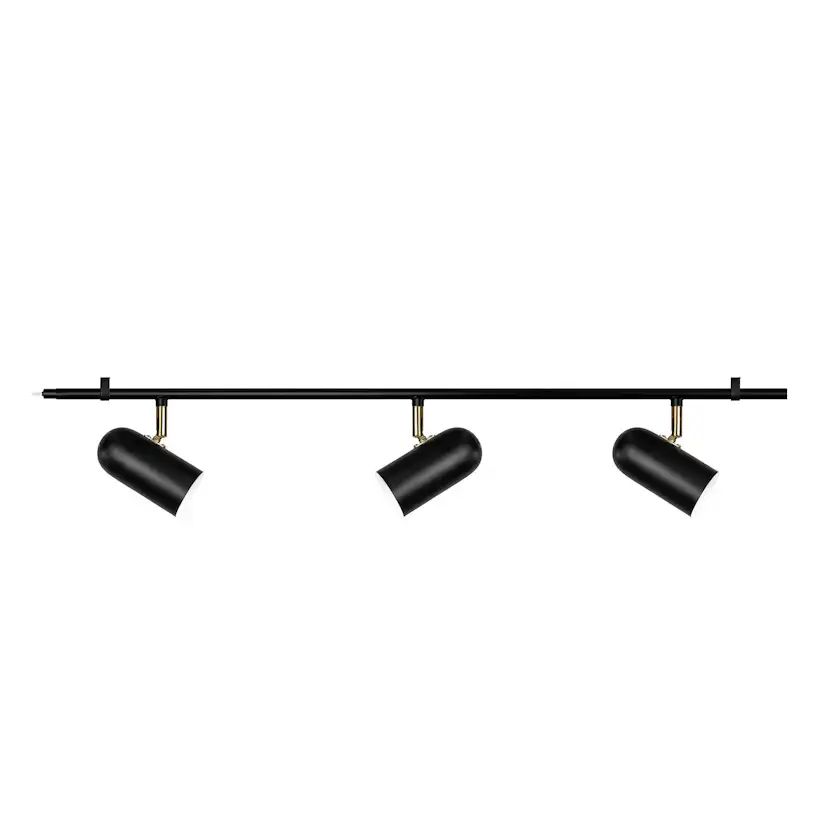 Taklampa Globen Lighting Swan 3 Svart