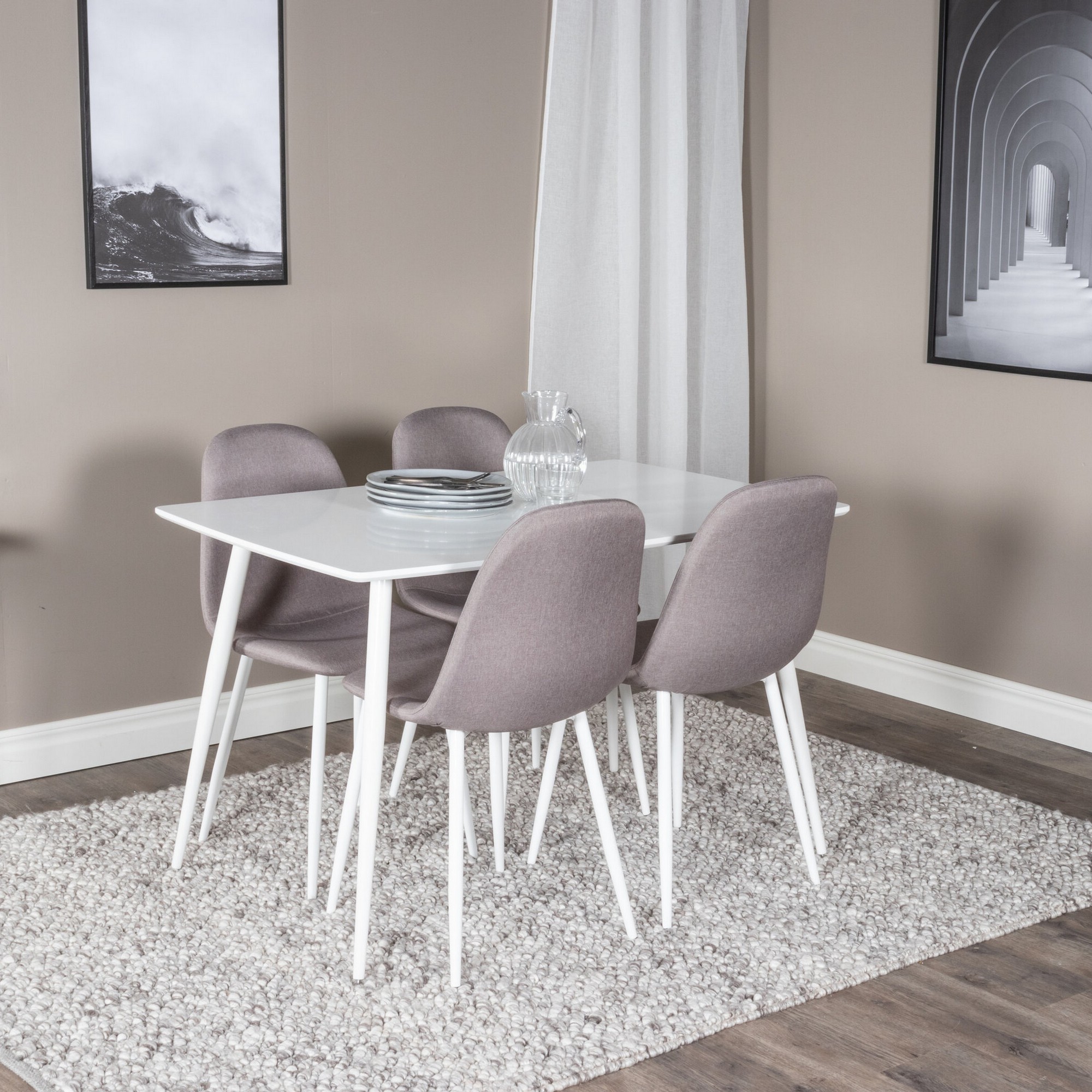 Matgrupp Venture Home Polar med 4st Stolar