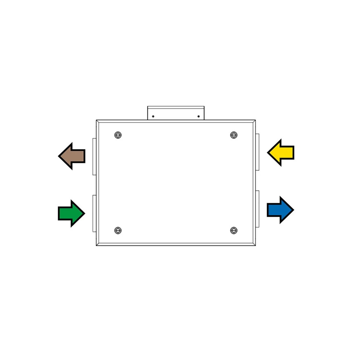Aggregat Swegon Casa R5-H Smart Rh Vänster/Höger 700W för Villor och Kontor