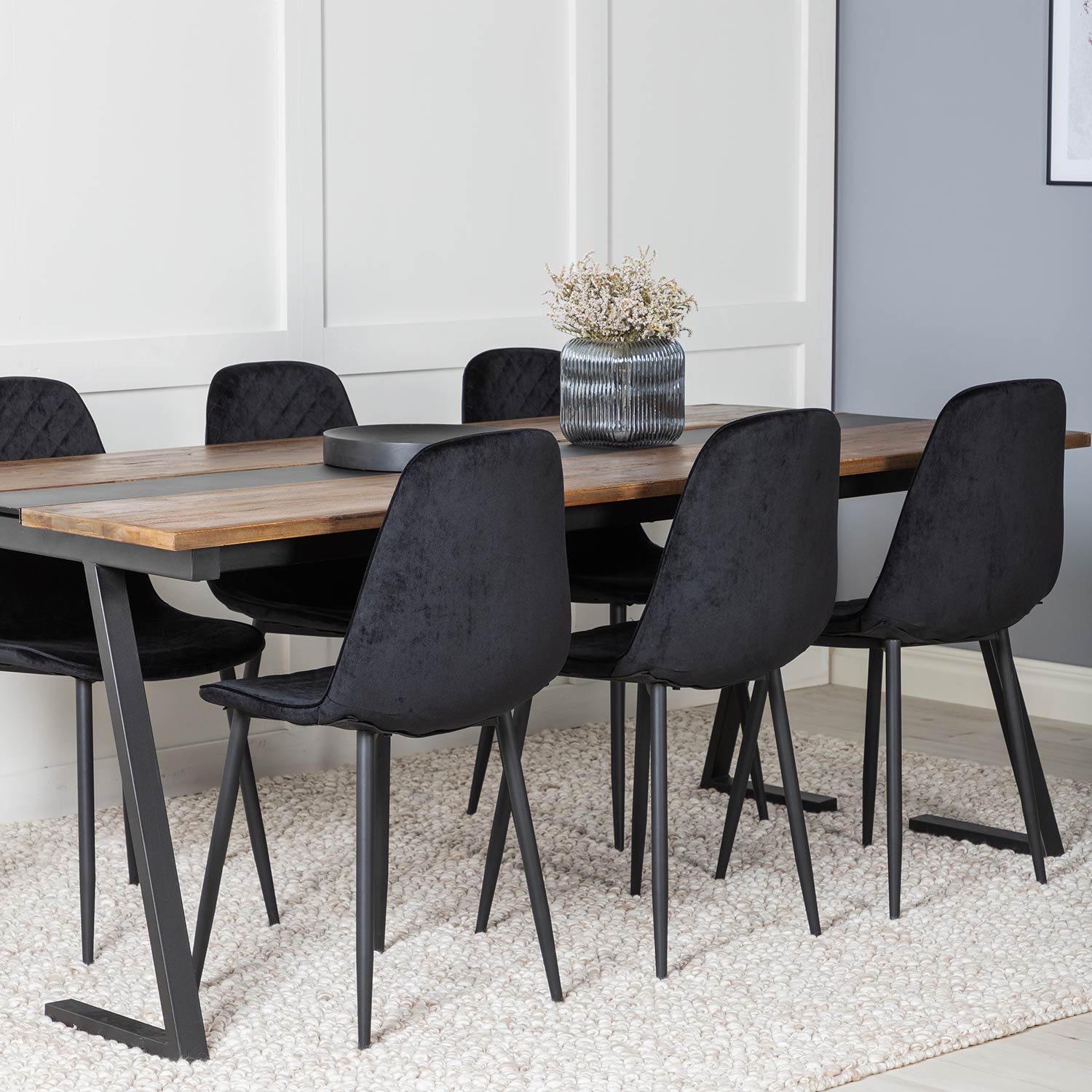 Matgrupp Venture Home Jane med 6 Phoi Stolar