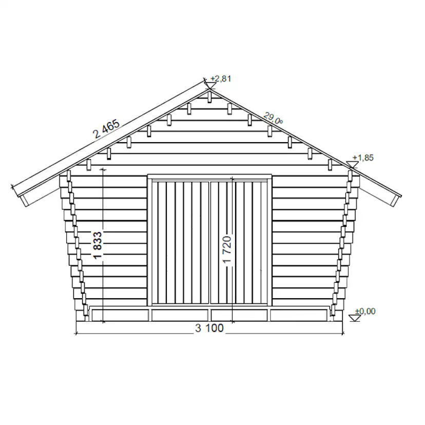 Timmerlada LP Garden Kymppi 10 m²
