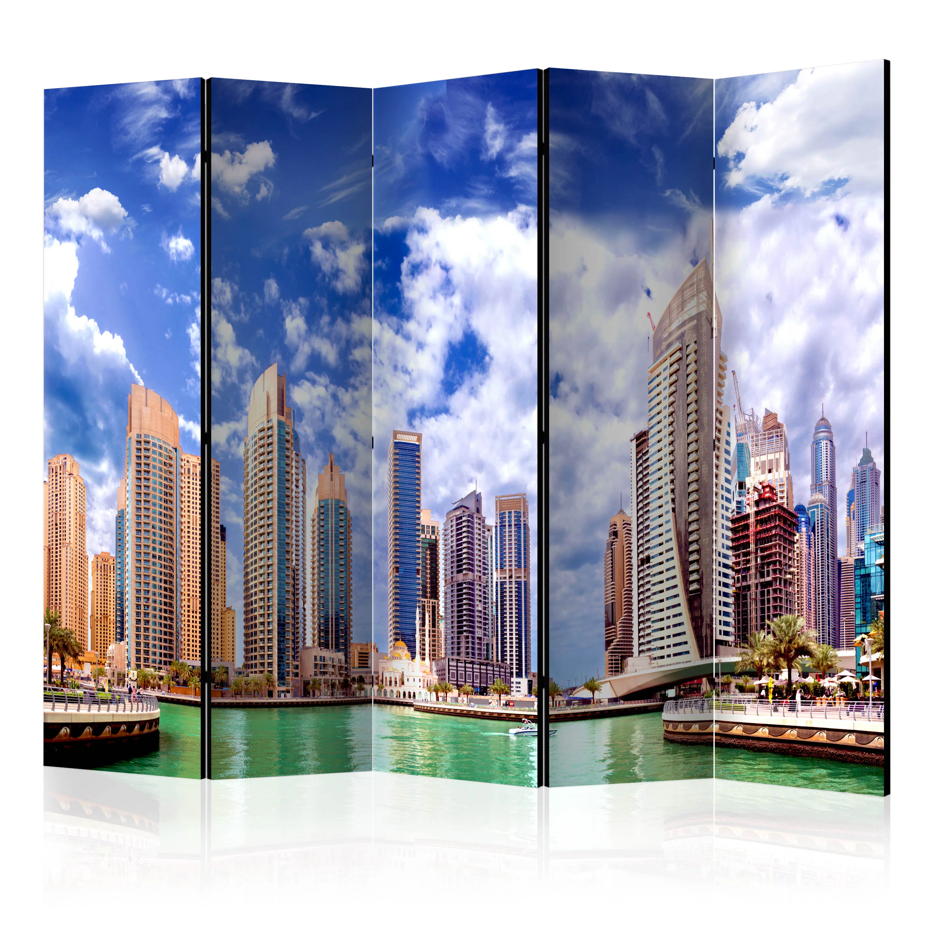 Rumsavdelare Skärmvägg Arkiio Cumulus over Dubai II 225x172 cm