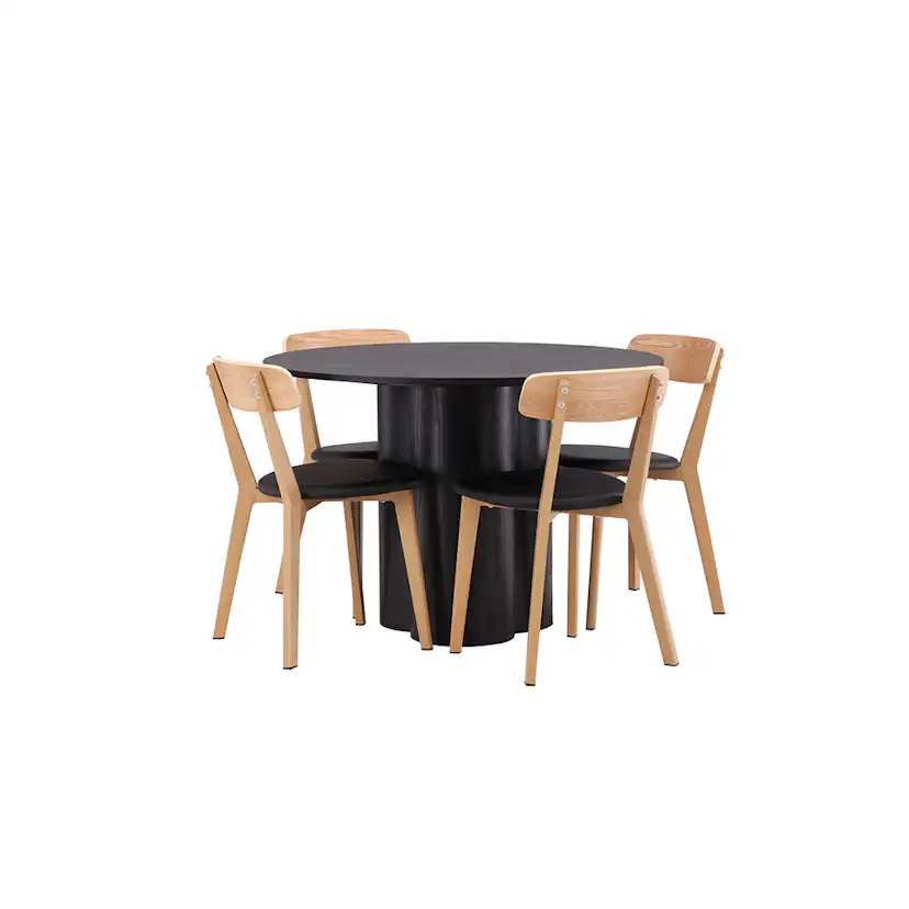 Matgrupp Venture Home Olivia med 4 Sanjos Stolar