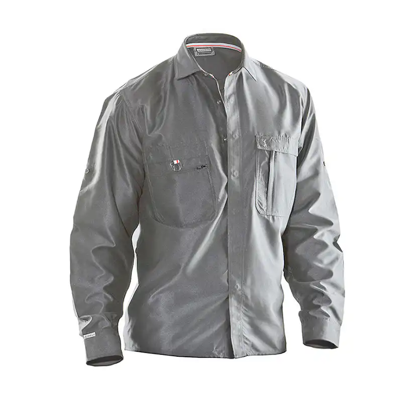 5601 Skjorta funktion, 3XL, Grå Storlek:3XL Grå