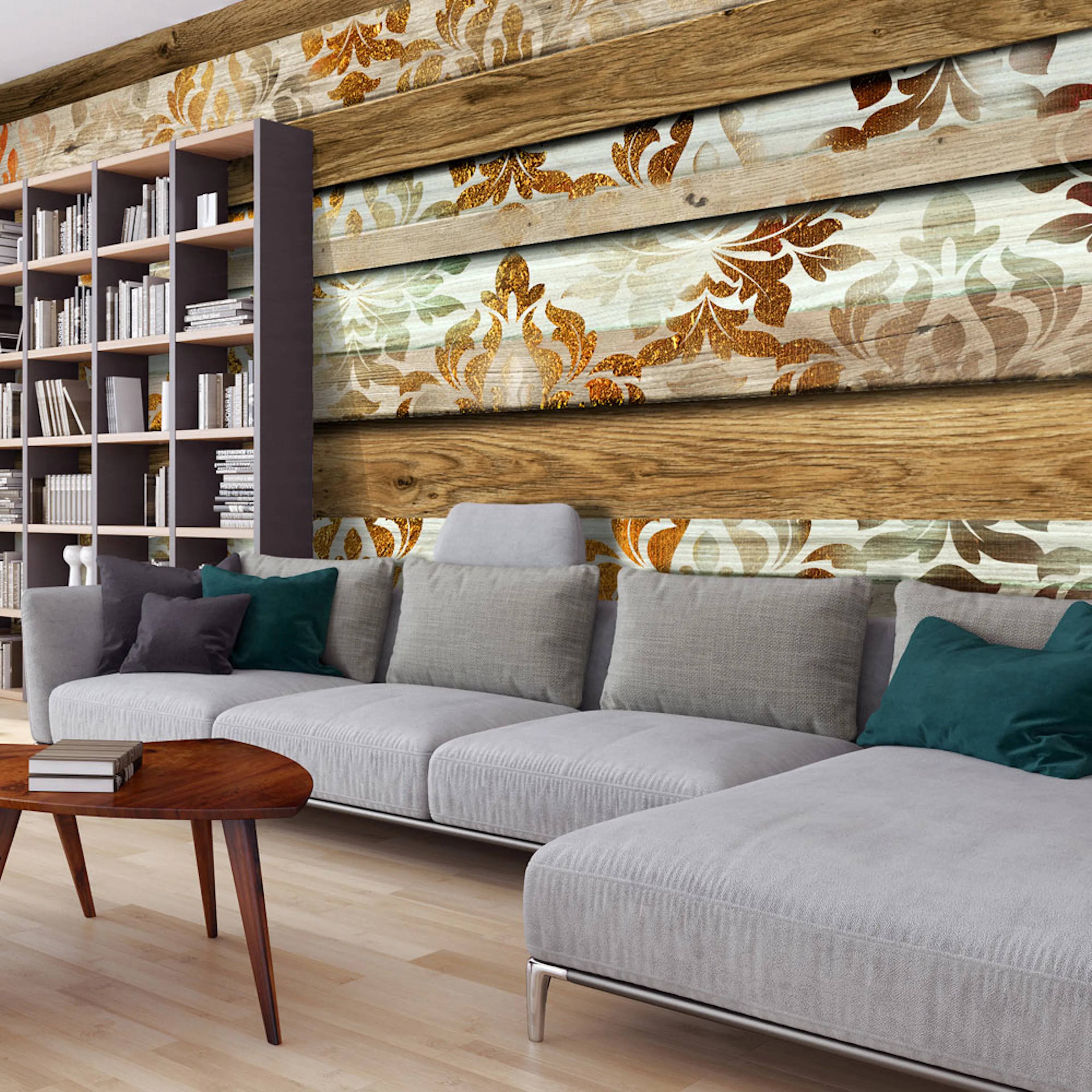 Fototapet Arkiio Självhäftande Wooden Elegance 490x280