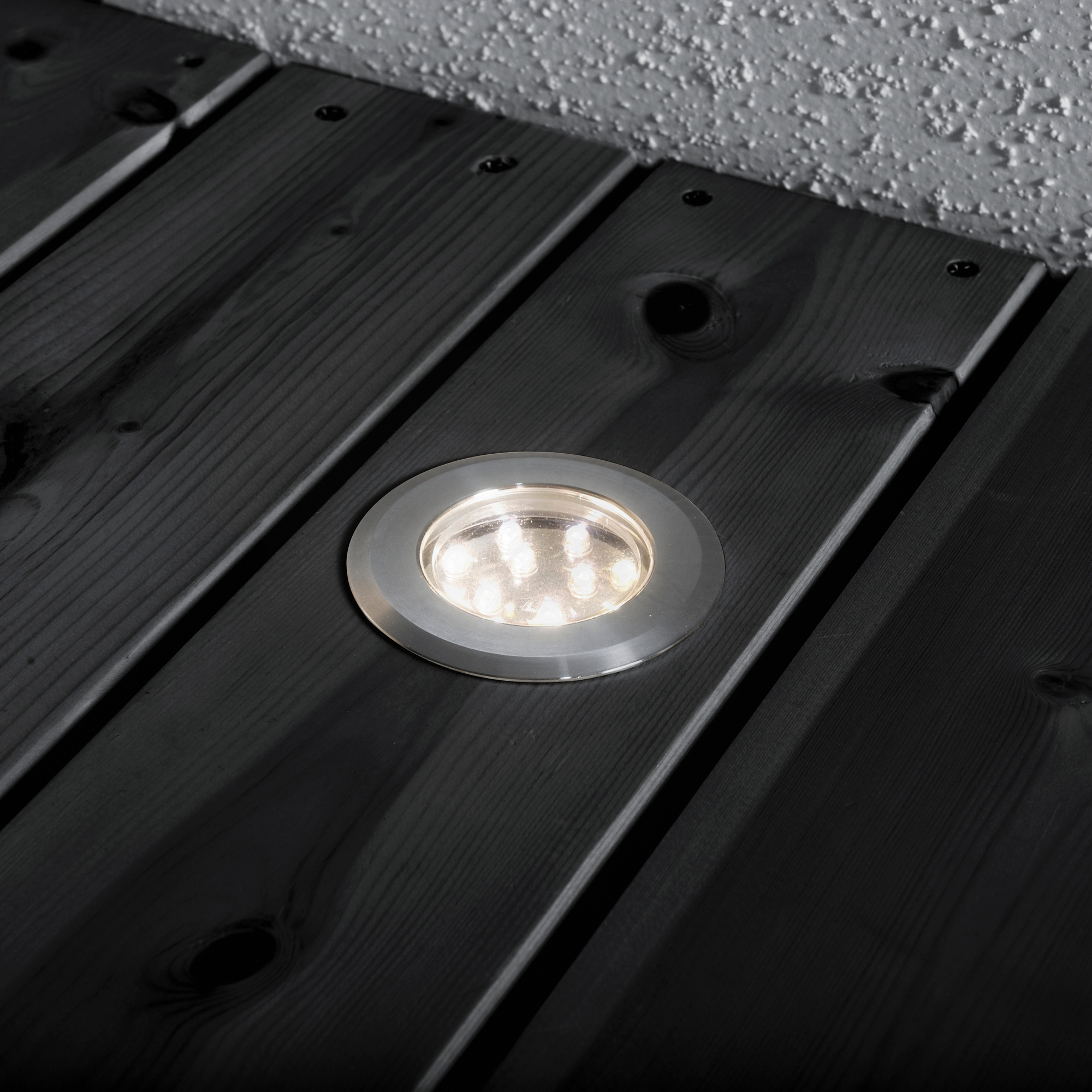 Markspot Gnosjö Konstsmide Mini LED 3 st Plan Topp 12V med Transformator