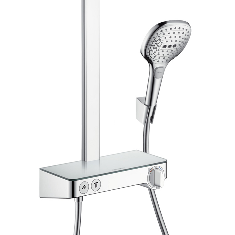 Takduschset Hansgrohe Raindance Select E 300 2jet Showerpipe Krom utan EcoSmart