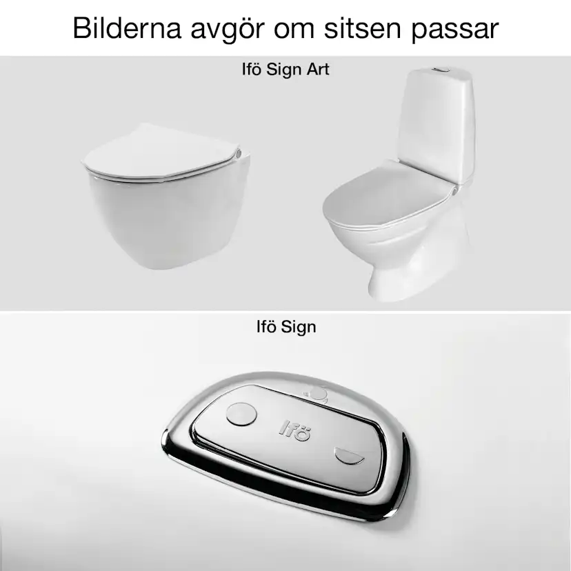 Toalettsits Pressalit Sign Art 474 Hårdsits Vit