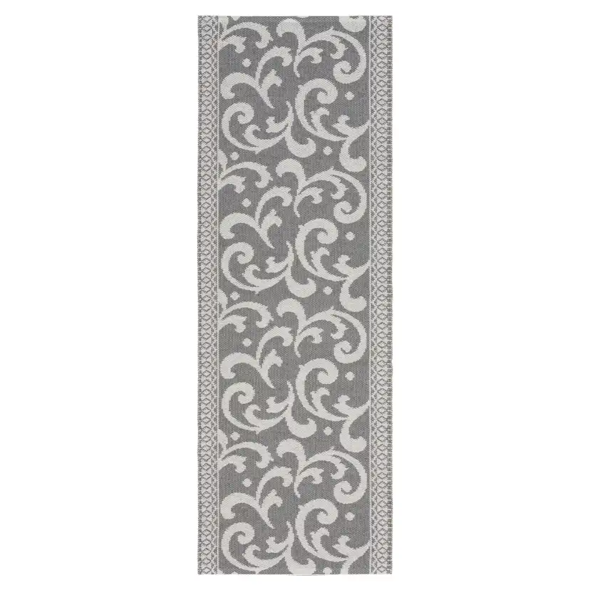 Plastic Barock Grey 70x150 Grå, 70x150 cm