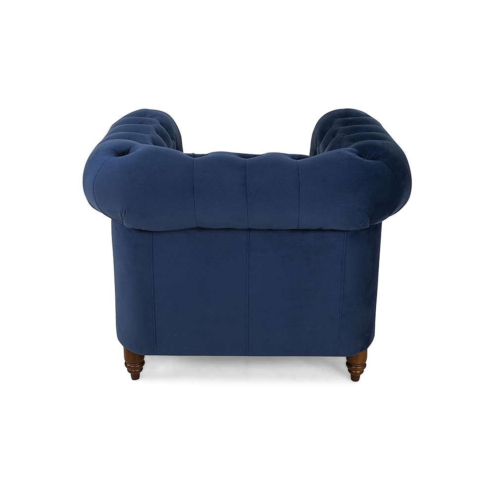 Chesterfield Deluxe Fåtölj Petrolblå