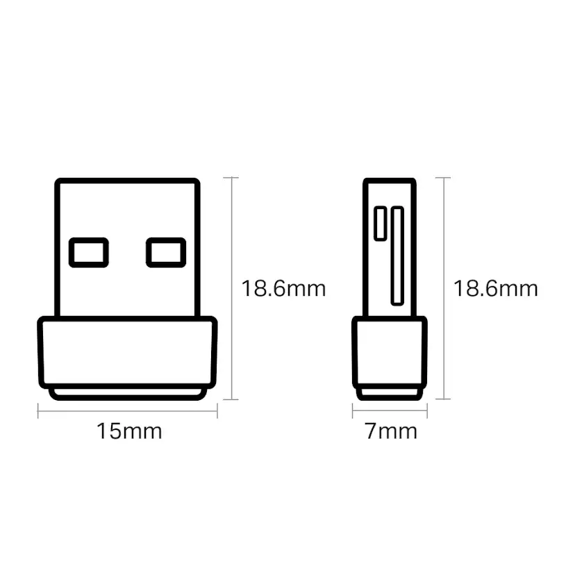 USB Adapter TP-Link Archer T2U Nano Trådlös