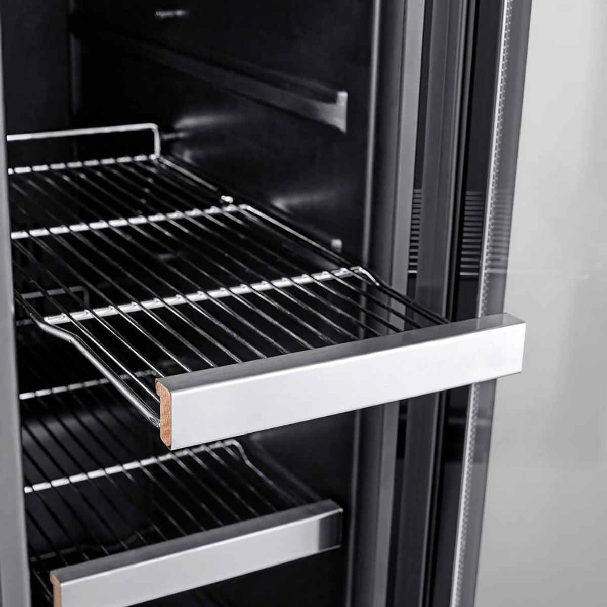 Vin- och ölkyl Cavin Arctic Collection 60 Duo Fullglass Black Inbyggbar