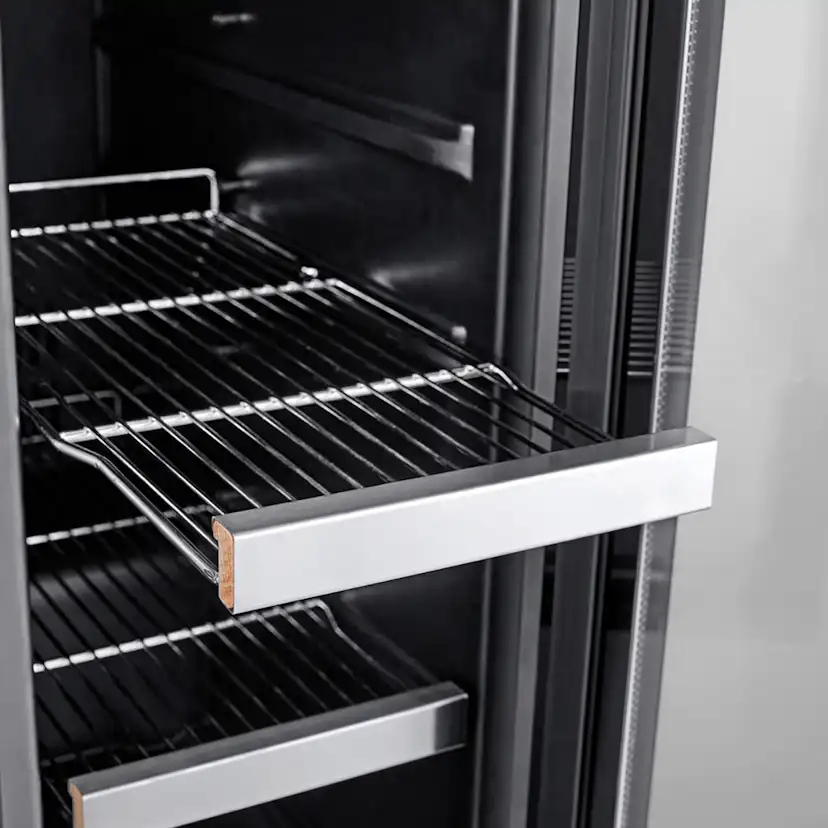 Vin- och ölkyl Cavin Arctic Collection 60 Duo Fullglass Black Inbyggbar