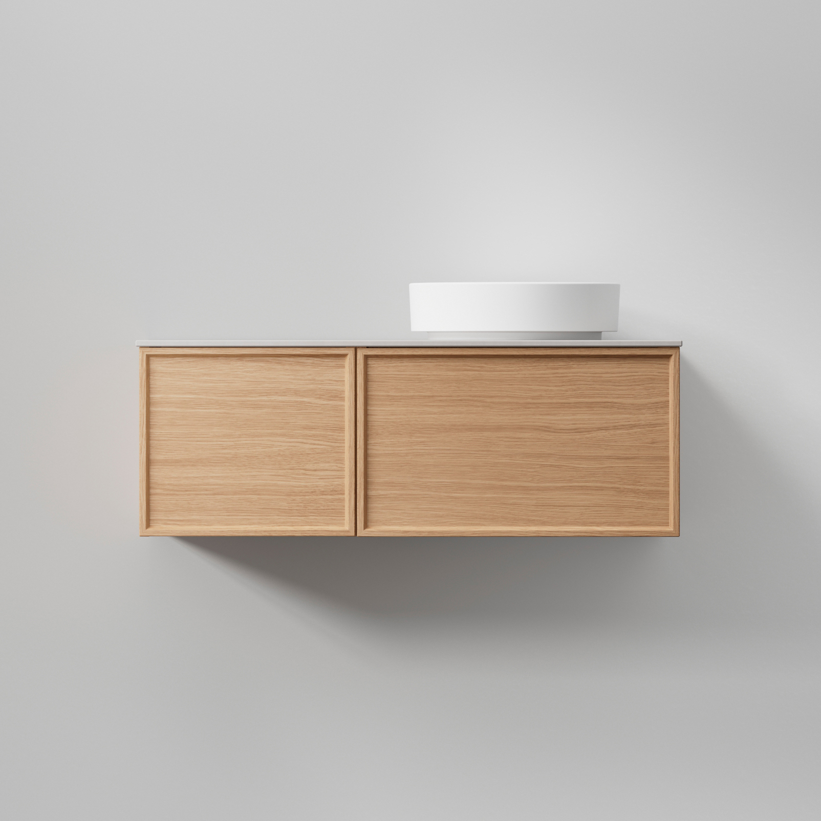 AIR Wood 100A,Natural Oak,Helfront 2 lådor (H),Lucka(V),996 Natural Oak, Helfront med 2 lådor (H), Lucka (V)