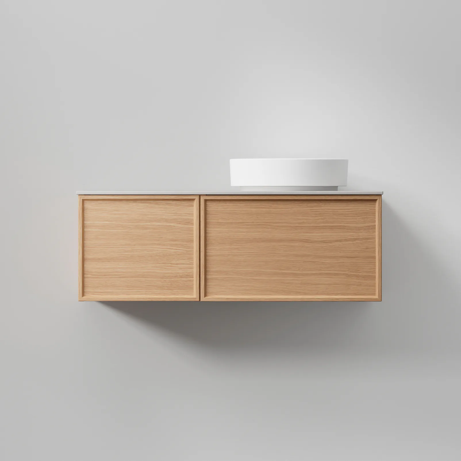 AIR Wood 100A,Natural Oak,Helfront 2 lådor (H),Lucka(V),996 Natural Oak, Helfront med 2 lådor (H), Lucka (V)