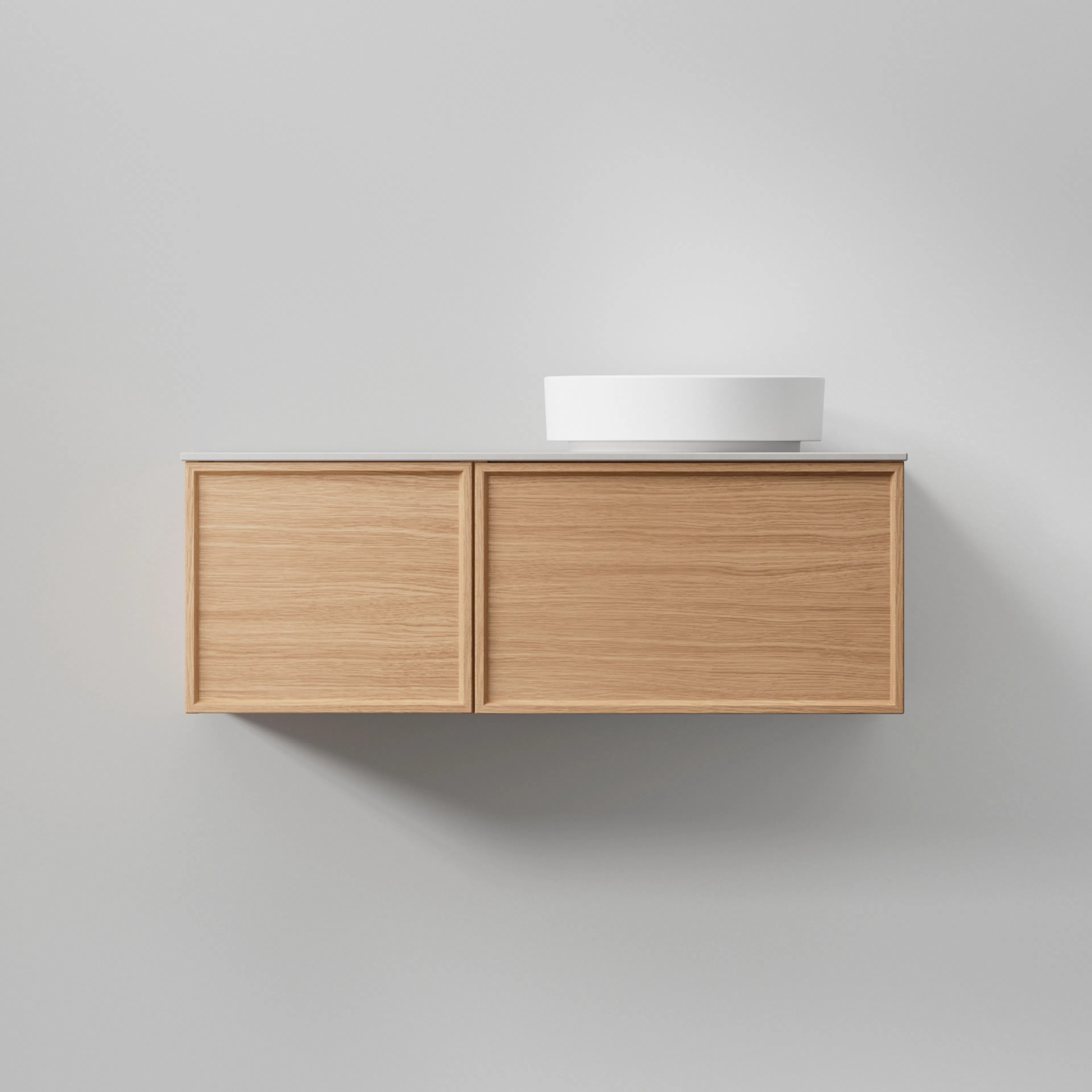 AIR Wood 100A,Natural Oak,Helfront 2 lådor (H),Lucka(V),996 Natural Oak, Helfront med 2 lådor (H), Lucka (V)
