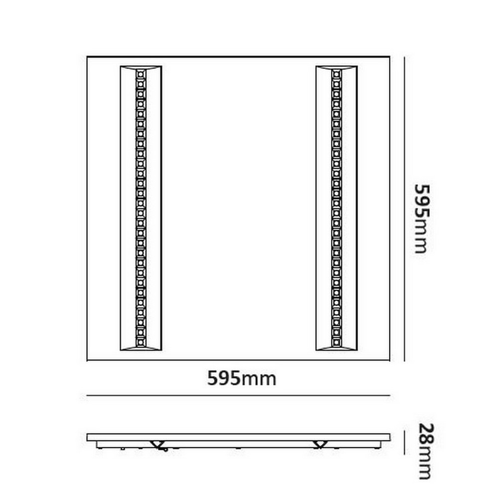 LED-Panel Westal WLP 35W 3570Lm 3K Dot Acah Slav