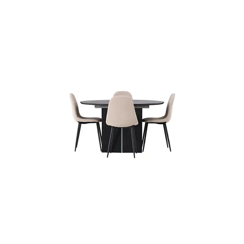 Matgrupp Venture Home Matilda med 4 Polar Stolar