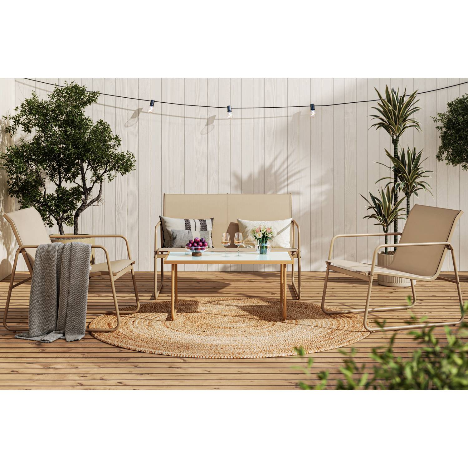 Loungegrupp Comfort Garden Pelanda Soffgrupp Utomhus