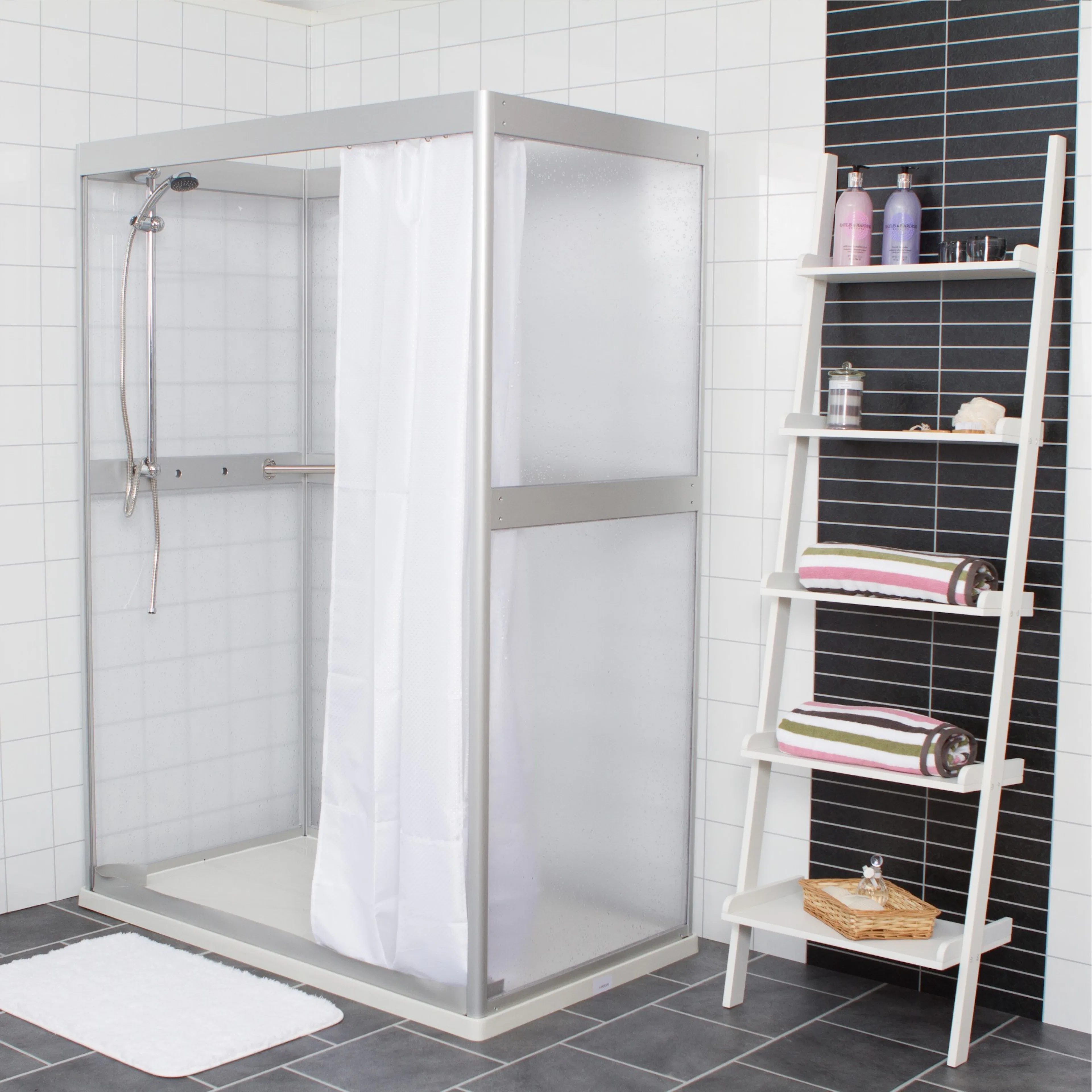 Västia Duschrum® 1000 x 700 45-kar 1000x700 mm, 45 mm kar