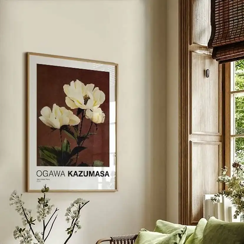 Poster Gallerix Hærdaceous Peony By Kazumasa Ogawa