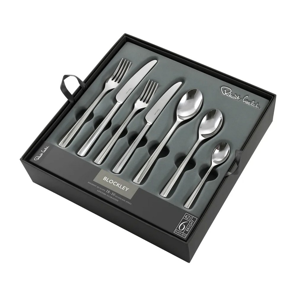Bestickset Robert Welch Blockley Blank 42 Delar
