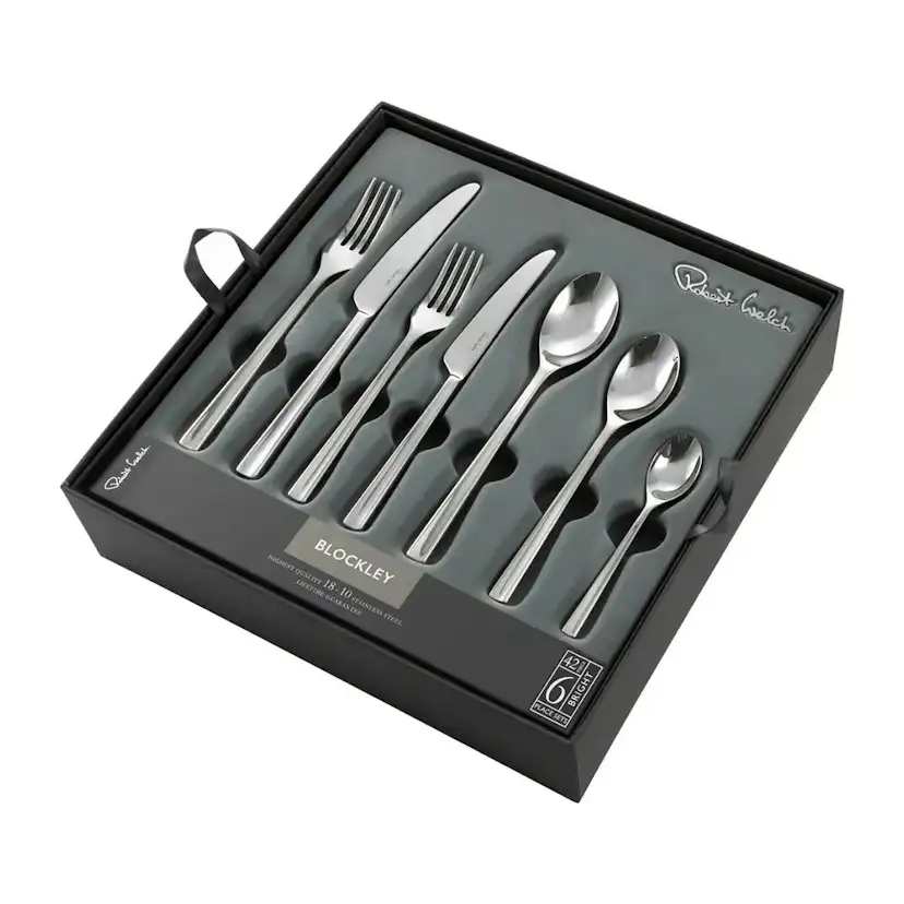 Bestickset Robert Welch Blockley Blank 42 Delar