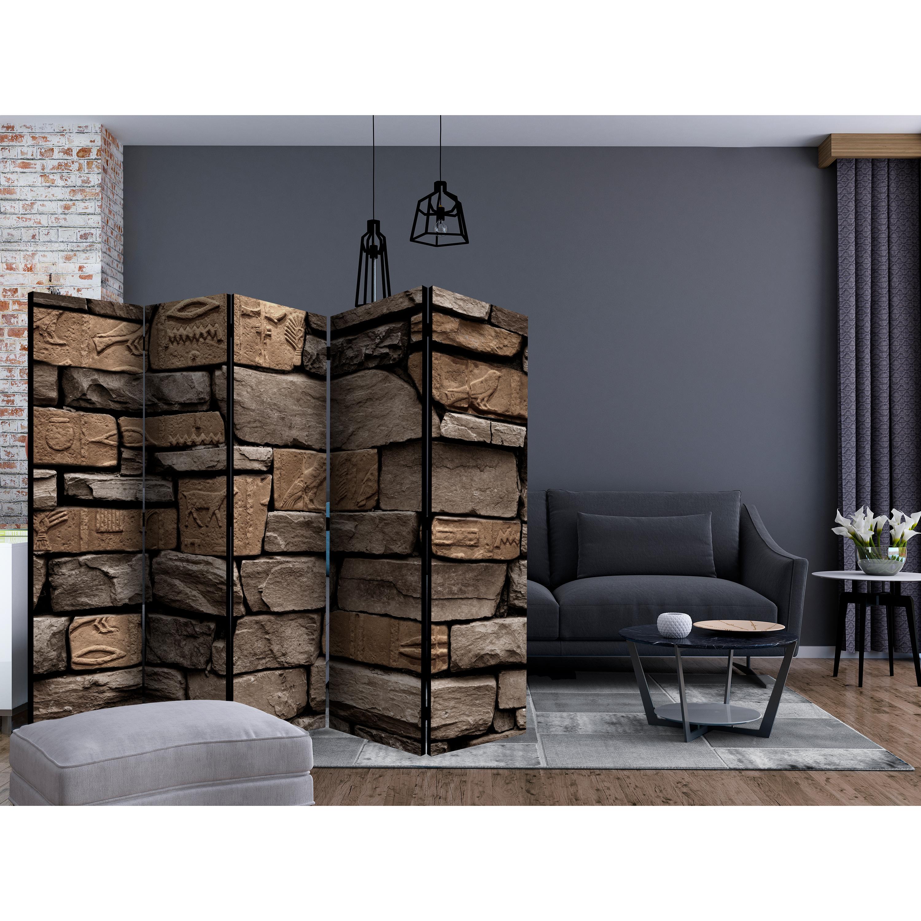Rumsavdelare Skärmvägg Arkiio Egyptian Stone II 225x172 cm