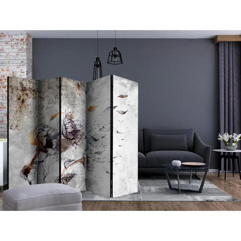 Rumsavdelare Skärmvägg Arkiio Recall Sunflowers II 225x172 cm