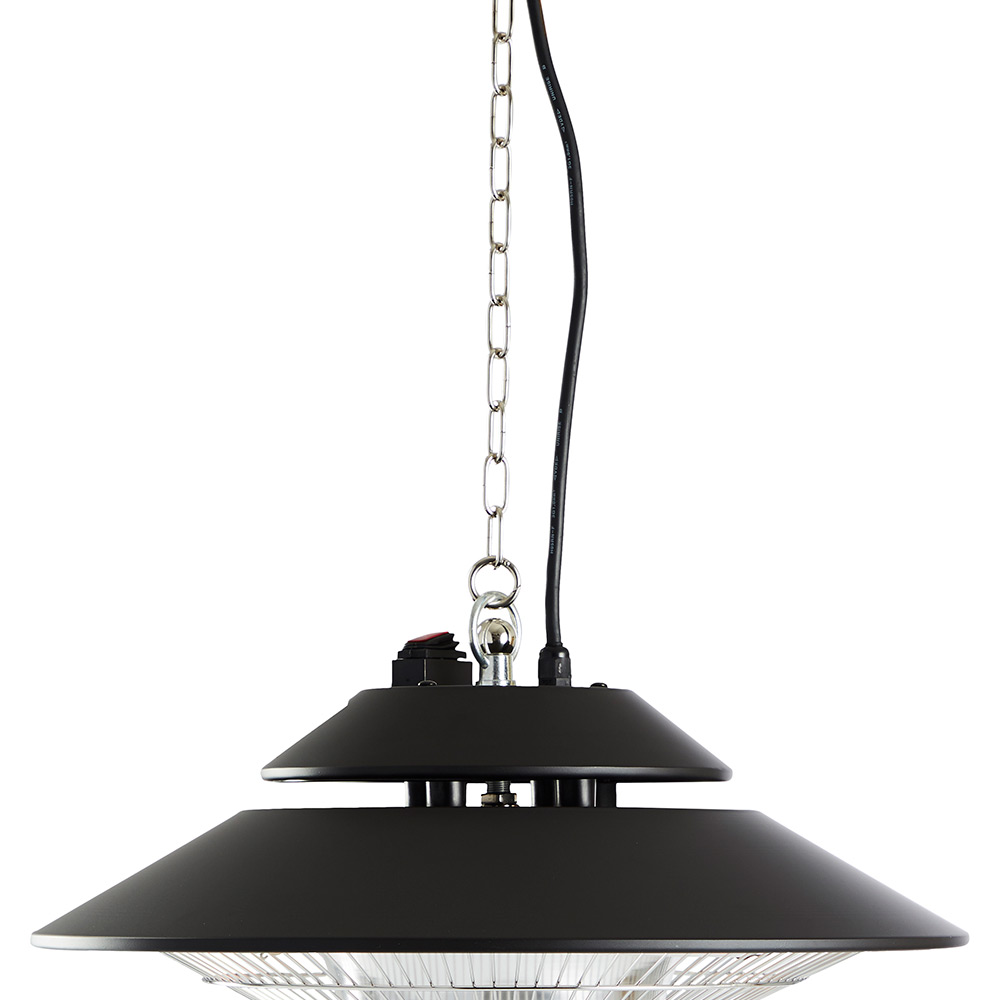 Infravärmare Outfit Bella Fjärrkontrollstyrd Hängande Terrassvärmare med Lampa