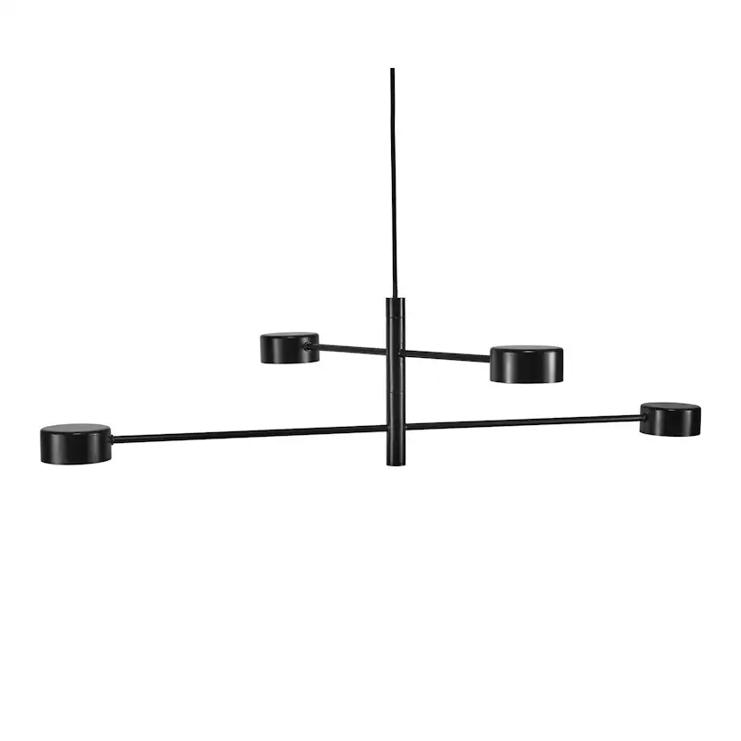 Taklampa Nordlux Clyde 4L Svart