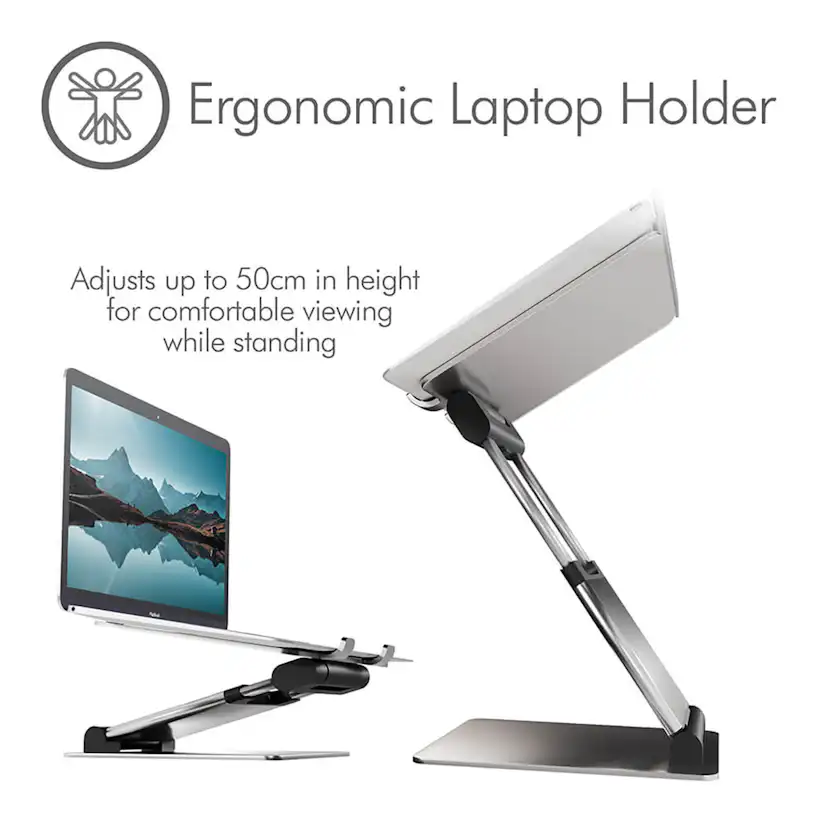 Laptopställ Desire2 Supreme Sit-Stand Aluminium