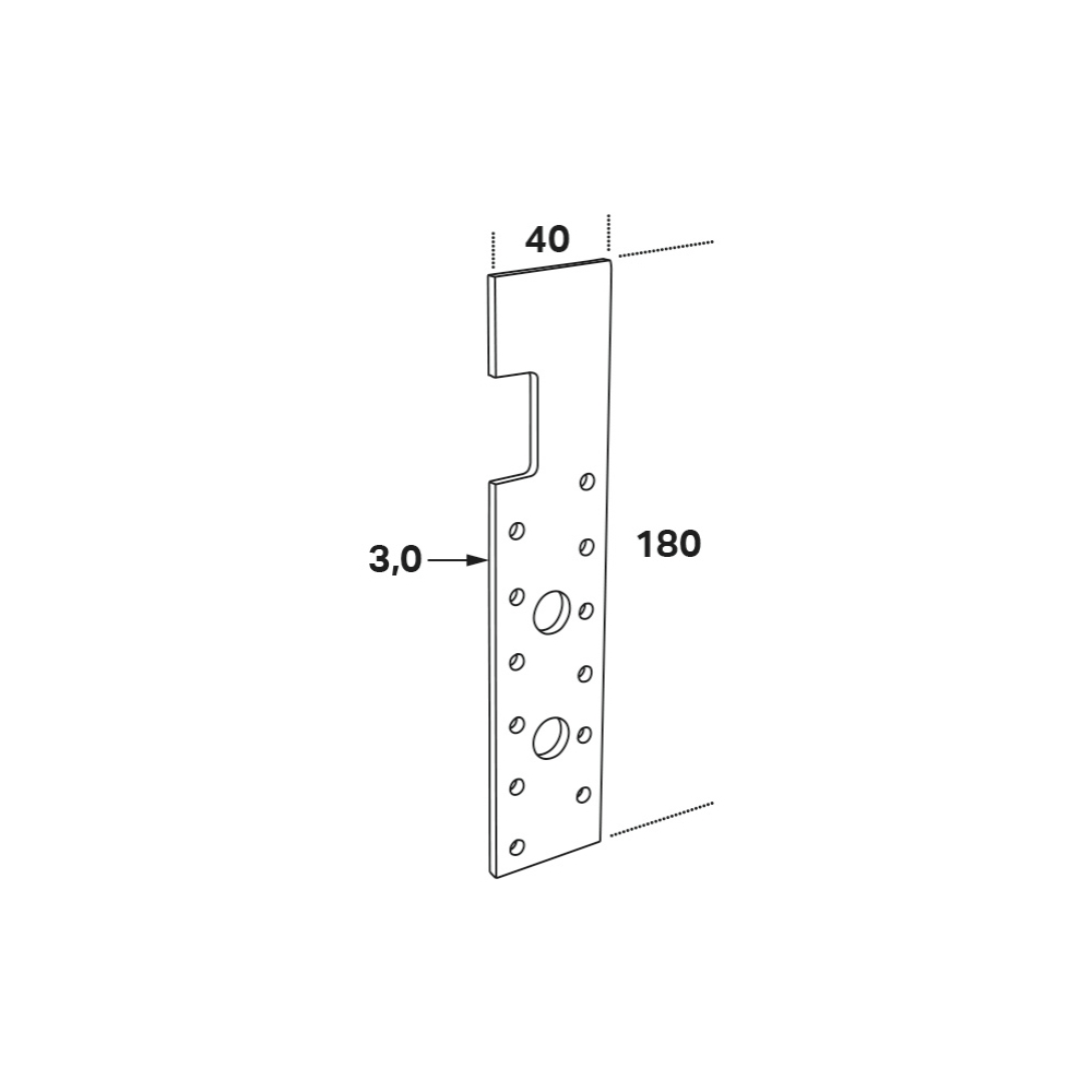 Balkankare FAST JA 40x180x3,0 mm